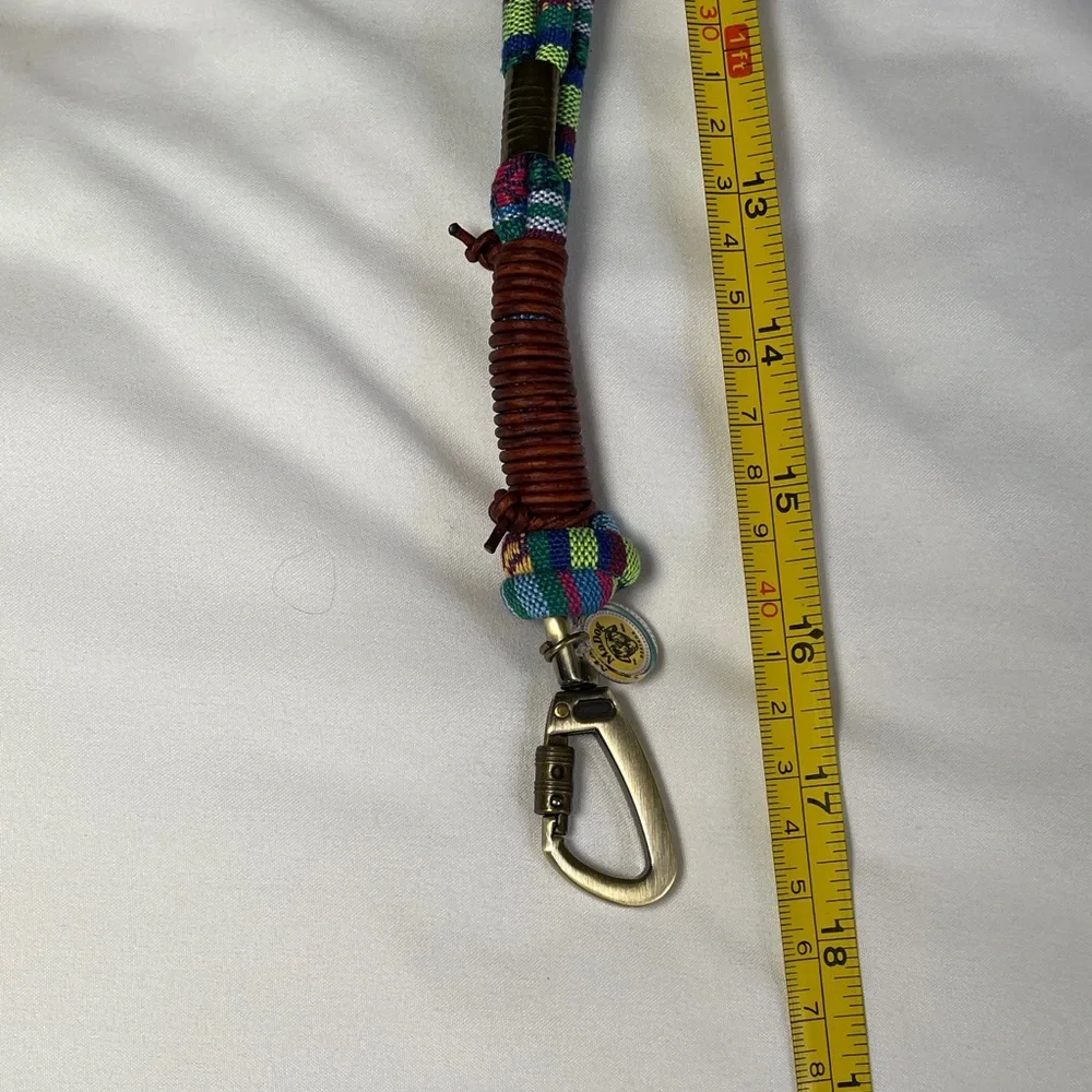 Colorful Woven Dog Collar with Charms - Picture 10 of 10